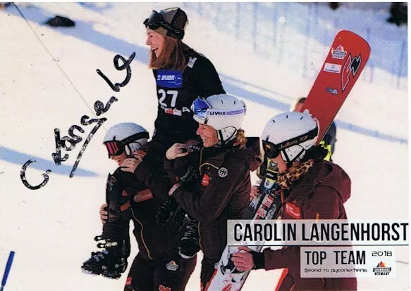 Carolin Langenhorst (Snowboard), sign. AK