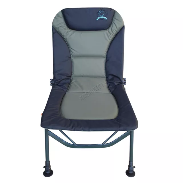 Carpzilla Portable Folding Fishing Chair - XL Camping Chair 4 Adjustable Legs 2