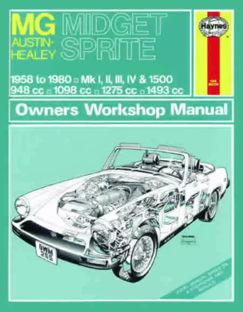 MG Midget Austin Healey Sprite 1958-1980 Haynes Workshop Manual Service Repair