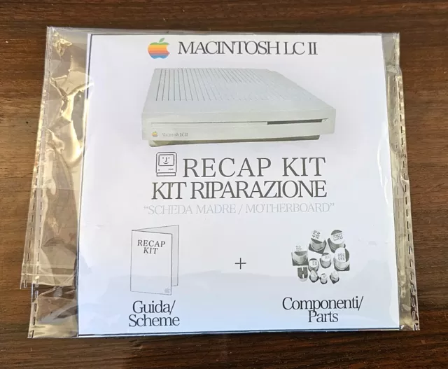 Kit Recap Riparazione Apple Macintosh LC II Capacitor Motherboard Scheda Madre