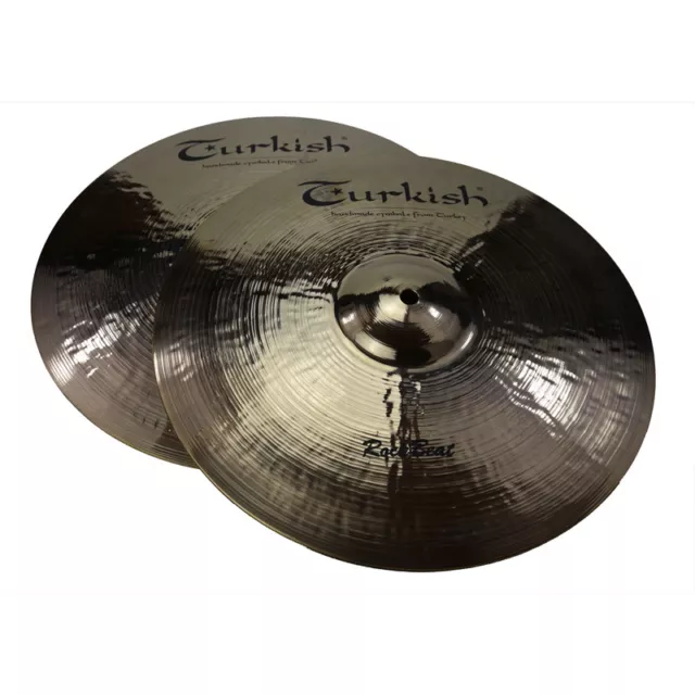 TURKISH CYMBALS cymbale 14" Rock Beat HiHat Hi-Hat 1000/1155g