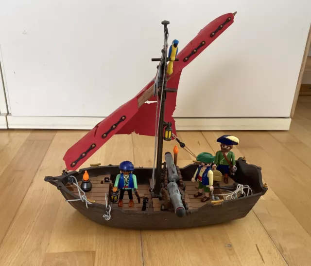 Playmobil Piraten Kanonensegler 4444 Segelschiff Piratenschiff - guter Zustand