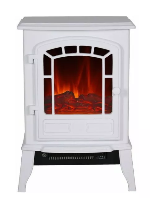EL Fuego Elektrokamin Como Weiß mit Heizung 2 kW NEU Original verpackt.