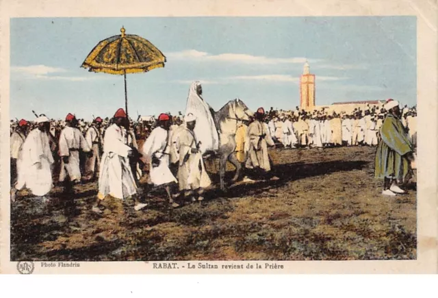 Maroc - n°67682 - RABAT - Le Sultan revient de la Prière