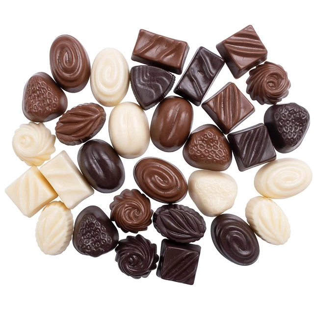 30 Pcs Fake Chocolate Artificial Food Chocolate Realistic Mixed Color Simulated