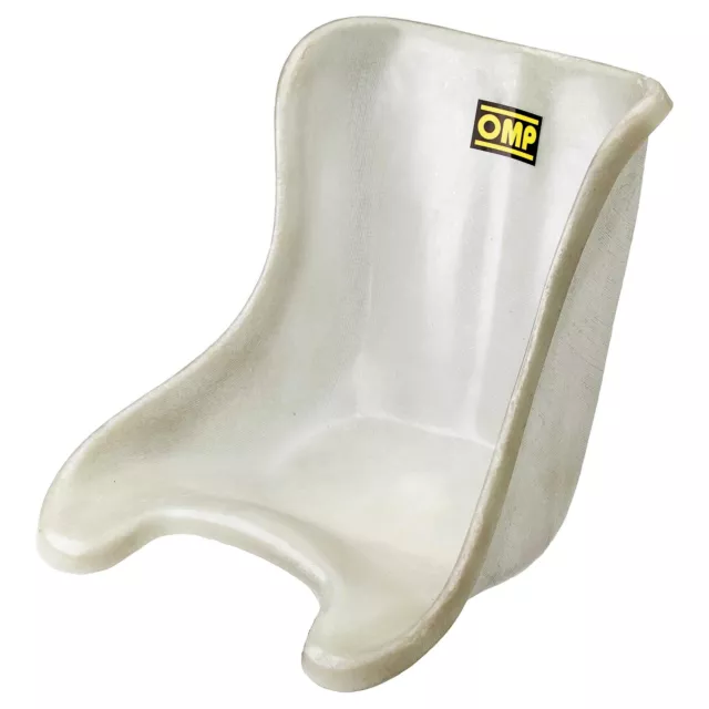 OMP Universal Lightweight Kart / Karting Fibreglass Flat Based Seat (32cm Width)