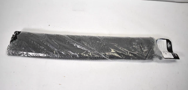 Midwest Hearth Fireplace Mesh Screen Curtain 28" x 24" Black Panels Made In USA