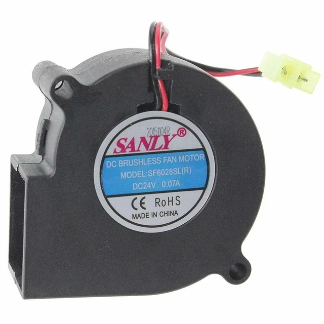 For-Dimplex SF6028SL(R) Feu Électrique Moteur Ventilateur Dc / 24V