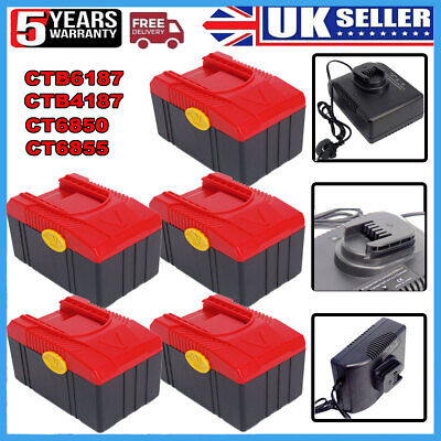 3Ah 4Ah per il Originale-on 18V Snap BATTERIA CTB6187 CTB4185 CTB4187/CTC620 Caricabatterie 