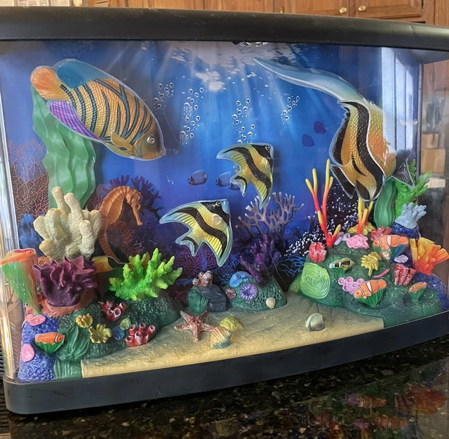 Artificial Tropical Fish Aquarium Tank Fiber Optic Decorative Lamp TrendMaster