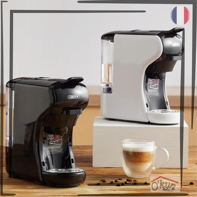 Cafetière Electrique Expresso 4 en 1 Cafetière à Capsules, Machine à Café