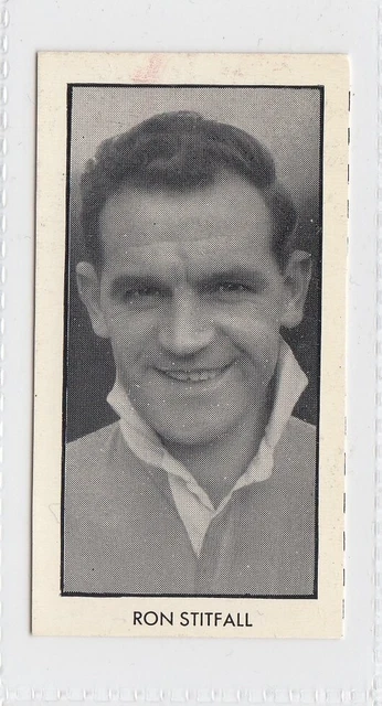 1958 D C Thomson Adventure Weltmeisterschaft Fußballer #9 Ron Stitfall, Cardiff City