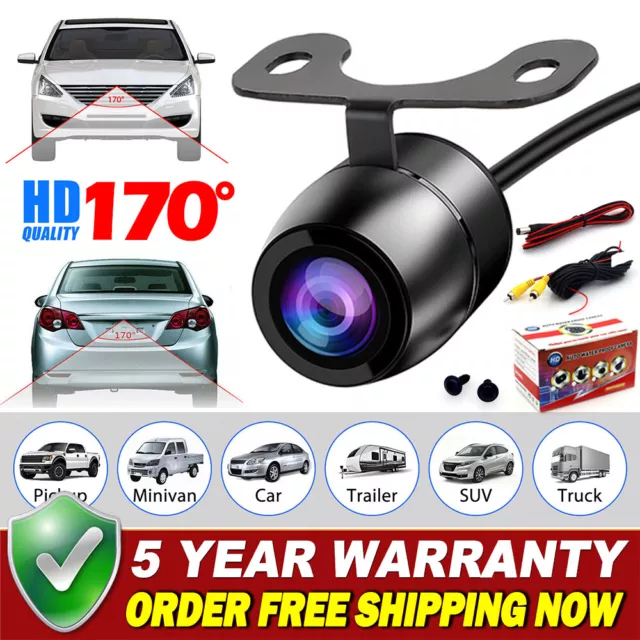 HD 170° CMOS Car Front/Side/Rear View Reverse Backup Night Vision Parking Camera