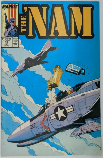 'Nam (1988) MARVEL COMICS #19 COPPER AGE VIENTNAM WAR VF