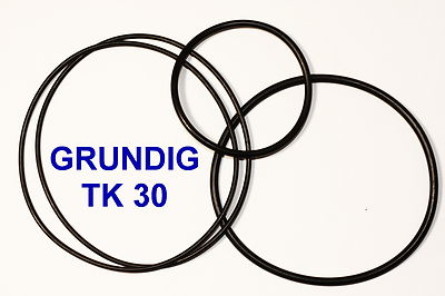 COURROIES SET GRUNDIG TK147 MAGNETOPHONE A BANDE EXTRA FORT NEUF FABRIQUE TK 147 