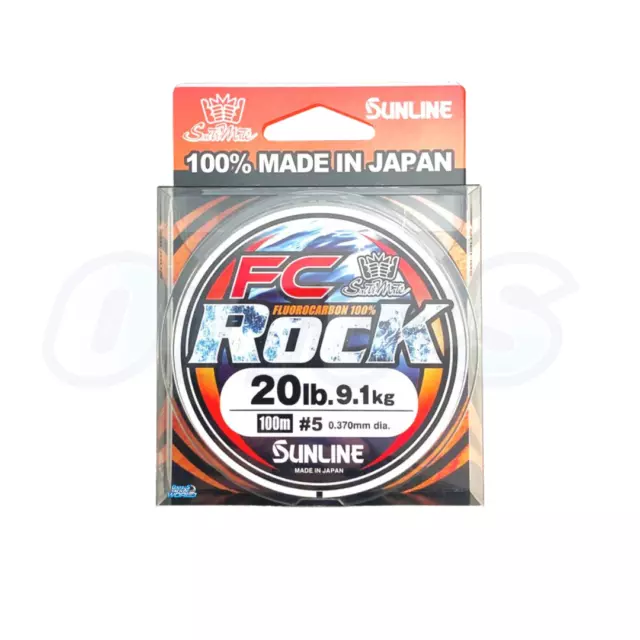 Sunline FC Rock Fluorocarbon Fishing Leader Line @ Otto's TW