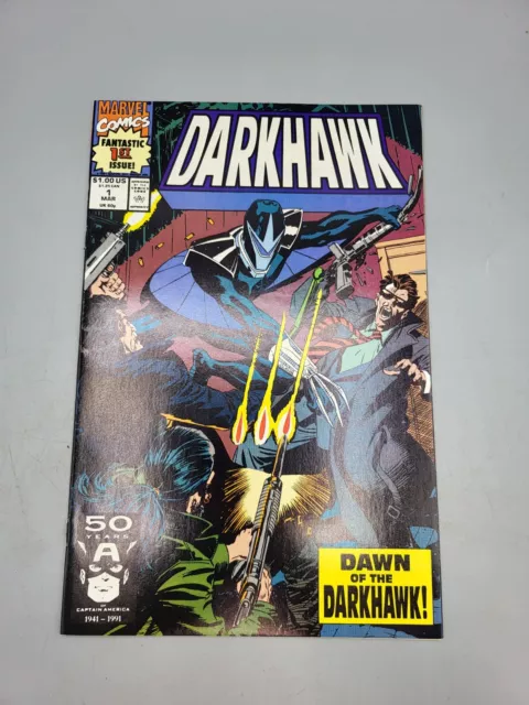 Darkhawk Vol 1 #1 March 1991 Dawn Of The Darkhawk Illustrated Marvel Comic Book