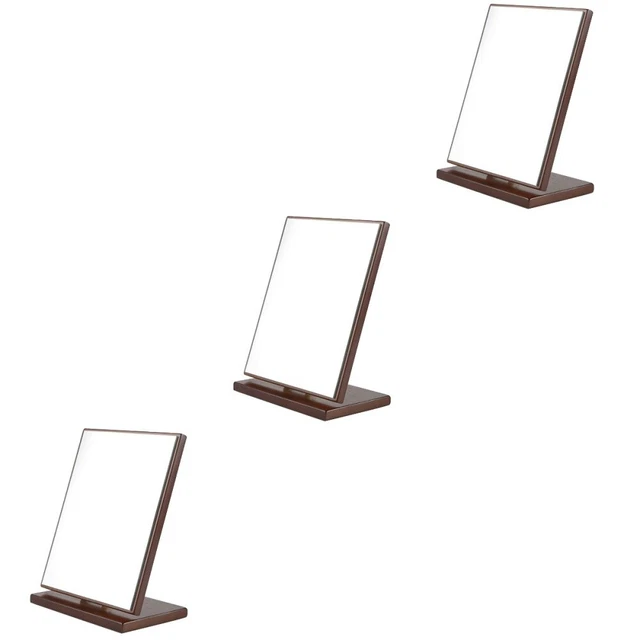 3 piezas espejo de mesa interior pliegues -maquillaje - espejo de escritorio cosmético