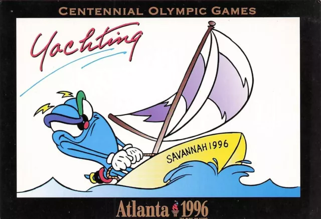 1996 Olympic Games Atlanta, original postcard.