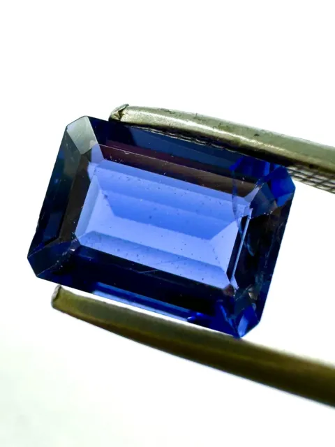 Blau Iolite Edelstein, Natural Facettiert loose gemstone 0.95Ct 7x5 MM