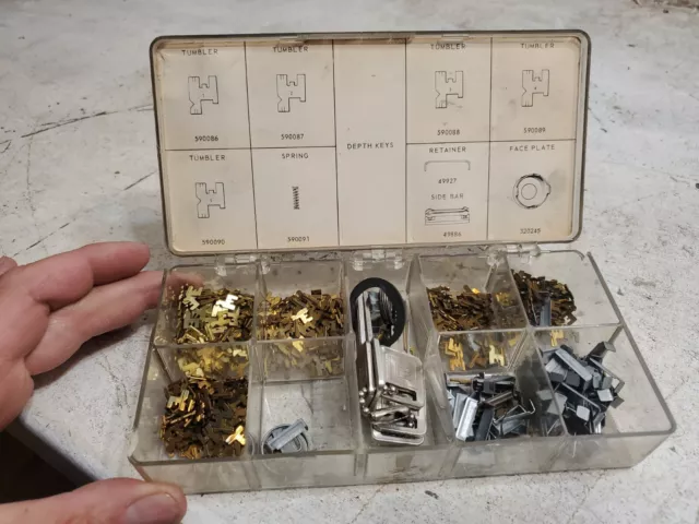 Locksmith auto parts GM Tumbler Kit Lock nos vintage lot