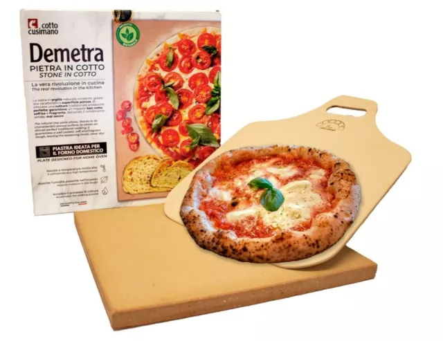 DEMETRA - PIETRA IN COTTO REFRATTARIA Cottura  pizza e pane Dolci cotti in casa