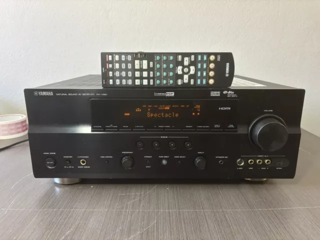 Yamaha Natural Sound AV Receiver RX-V661 Good Working Order With Remote