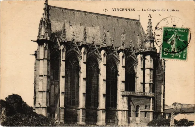 CPA Vincennes La Chapelle du Chateau (1347187)