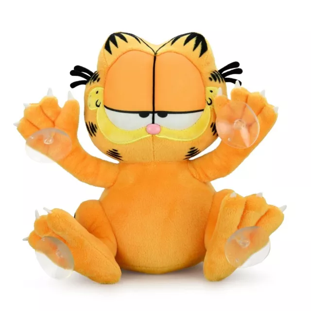 @ New GARFIELD Stuffed Plush CAR WINDOW SUCTION CUPS Fat Tabby Cat Clinger Toy