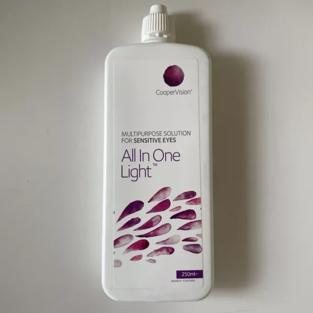 Coopervision All In One Light Multipurpose Contact Lens Solution 250ml