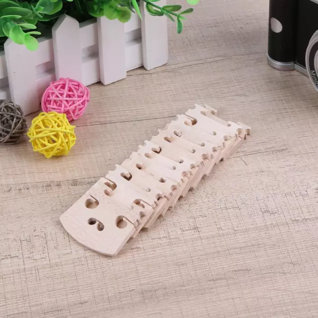 10pcs 4/4 Violin Strings Bridges Parts Maple Fiddle Bridge Violins Accessories