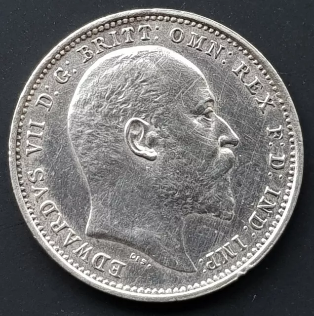 1908 Edward VII Fourpence Groat Proof Silver Coin