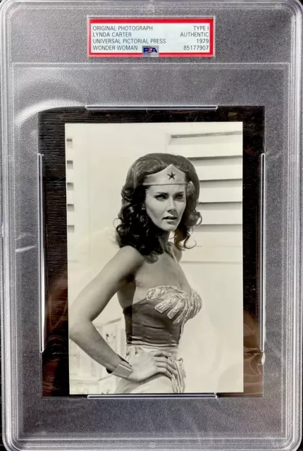 Lynda Carter 1979 Wonder Woman PSA Type 1 Vintage Original Photo Universal DC