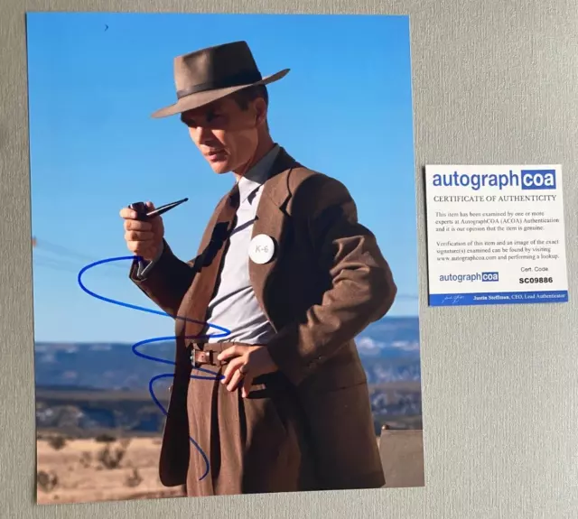 CILLIAN MURPHY "Oppenheimer" In-person signed Foto 20x25 Autogramm COA ACOA