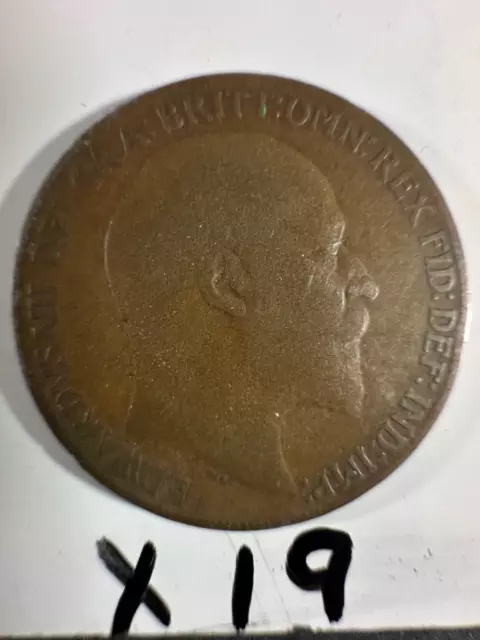 1908 English Penny