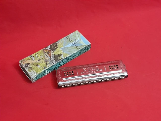 M.hohner The Echo Harp Harmonica Double C / G Model 56/96 M2 Germany