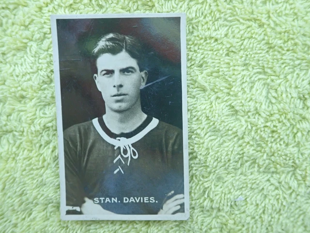 THOMPSON ADVENTURE SIGNED REAL PHOTO Football Trade Card S Davies West Brom