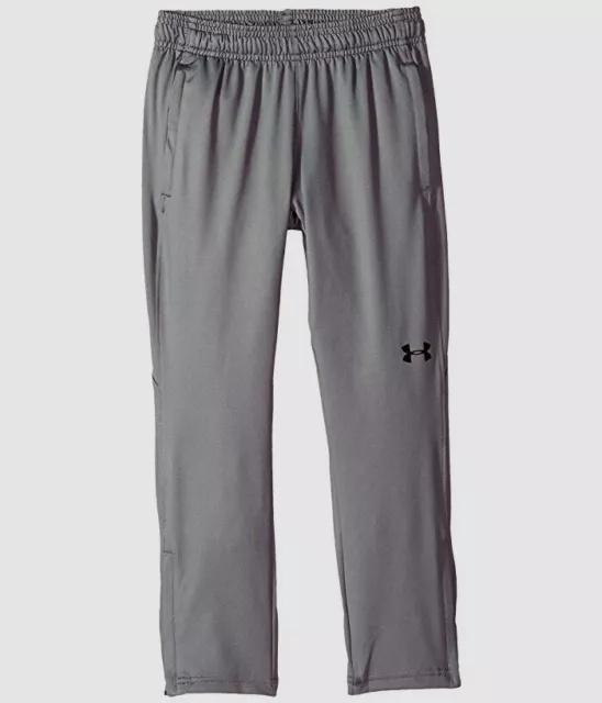 $45 Under Armour Kid's Boy's Gray Lightweight Stretch Training Pants Size YLG