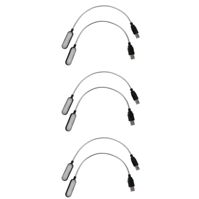 3 PCS CHIP Pan Lid USB Computer Light Flexible Laptop Lamp Portable 14 3 pcs chip pan lid usb computer light flexible laptop lamp portable 14