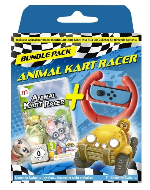 ANIMAL KART RACER Bundle Juego para Consola Nintendo Switch
