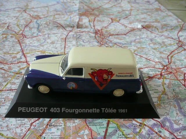 Vintage NOREV 1/43 TOYS voiture miniature PEUGEOT 403 ref 9-1a