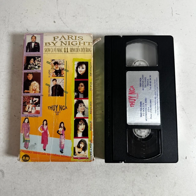 Vintage Paris By Night 11 (VHS Tape, 1990) Thuy Nga Video 23 Music Cassette