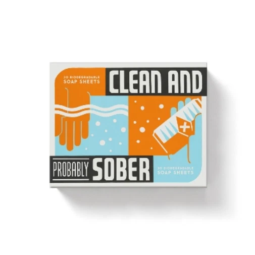 Galison Brass Monkey Probably Sober Soap Sheets (General merchandise)