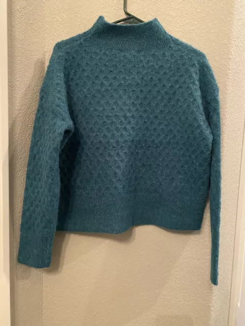 KUT From The Kloth Knit Sweater Size Women’s Small Teal Chunky Knit Cozy