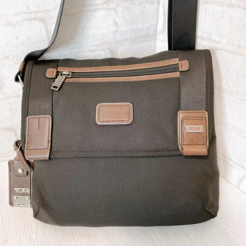 Tumi ALPHA BRAVO Mini  Shoulder Bag Black Nylon/Leather limited From JAPAN