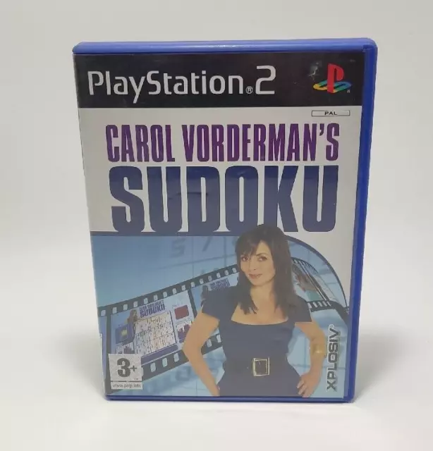 Carol Vorderman's Sudoku Sony Playstation 2 PS2 PAL in Very Good Condition CIB