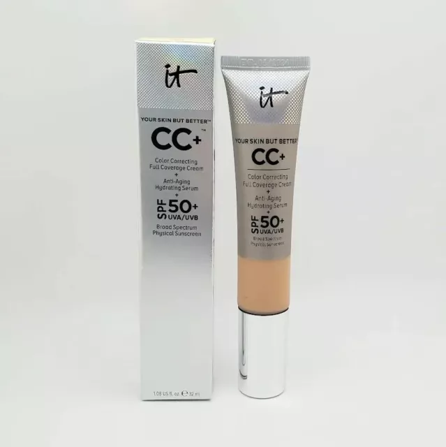 IT Cosmetics Your Skin But Better CC Full Coverage Cream SPF50 Medium New in Box