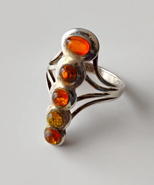 Bague Péristérite véritable marquise en argent 925 taille 55