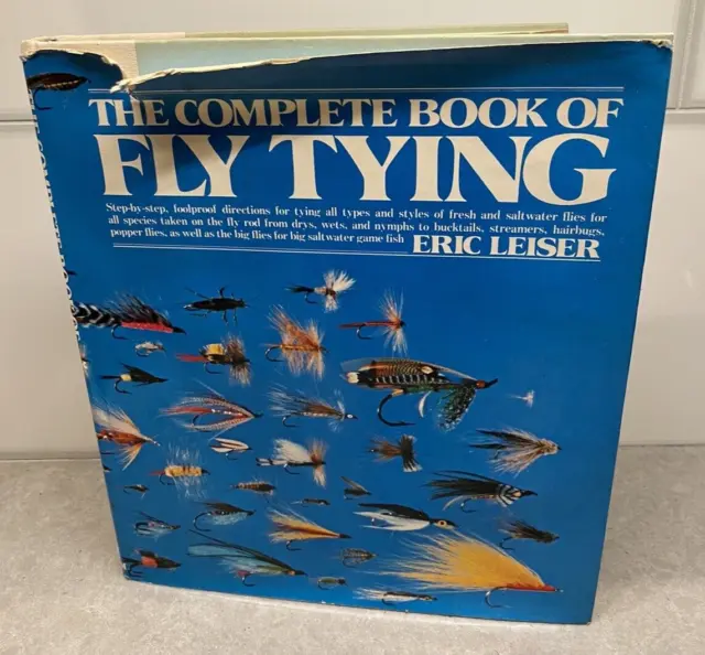 THE COMPLETE BOOK OF FLY TYING Fly-Fishing Flies Fish Eric Leiser Hardcover  Book