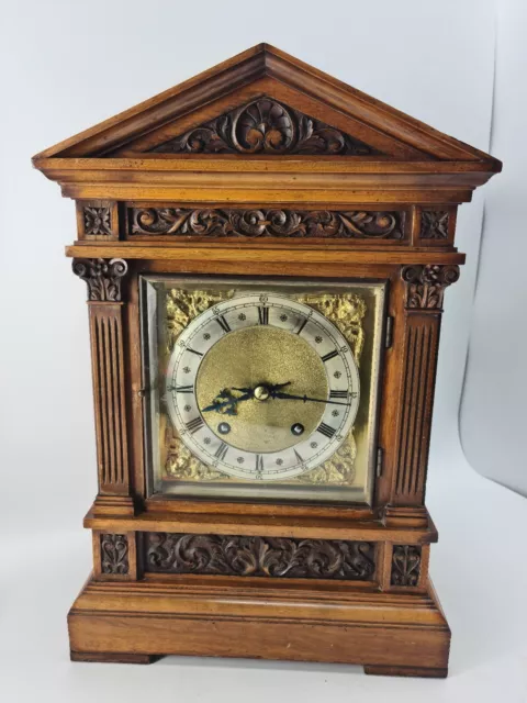 Antique W&H Oak Quarter striking  Bracket Clock